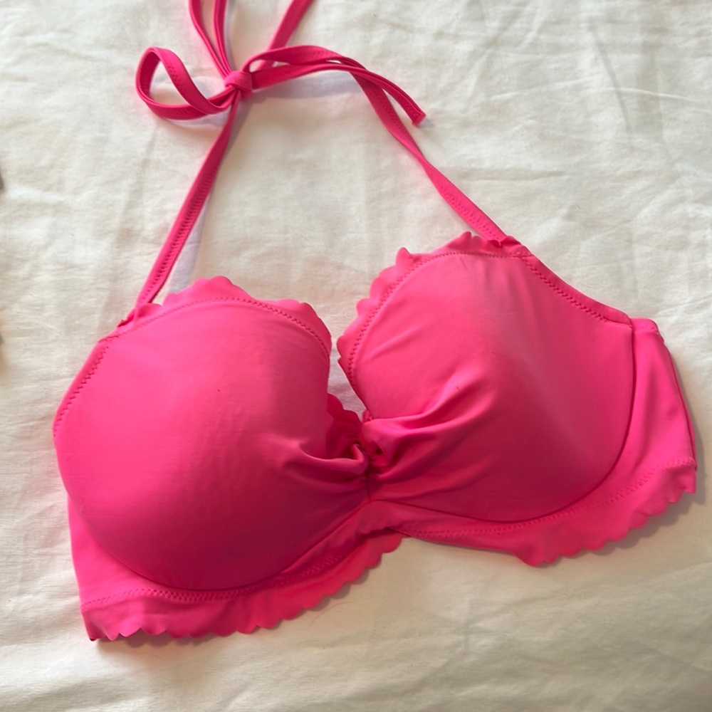 hot pink Victorias Secret bikini top